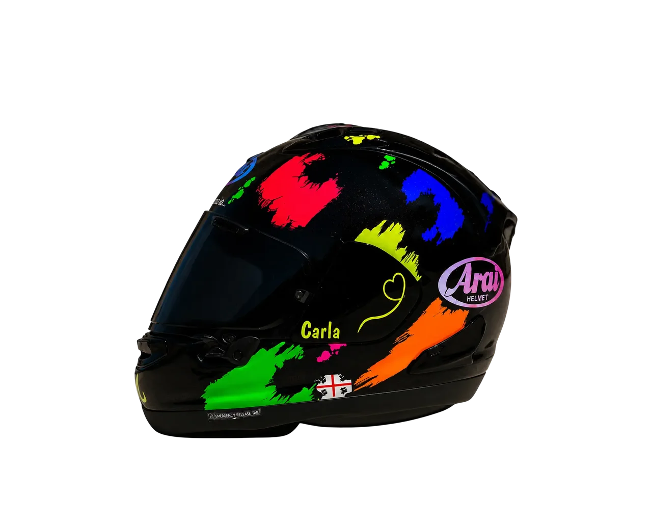 Casque Arai Color Splash terminé